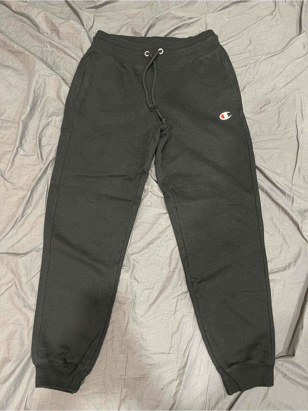 Champion Black Joggers with Logo
